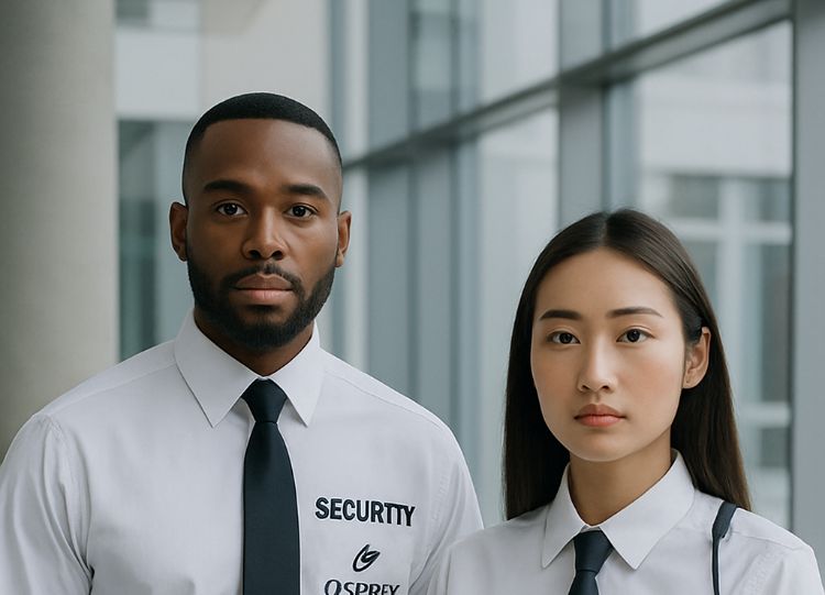 Uniformed Guards at Entry Point